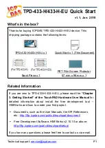 Preview for 1 page of ICP DAS USA TPD-433-H Quick Start Manual