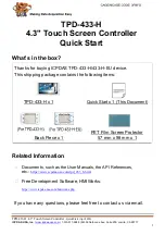 ICP DAS USA TPD-433-H Quick Start preview