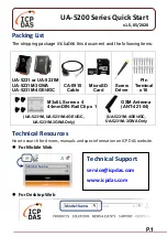 Preview for 1 page of ICP DAS USA UA-5231M Quick Start