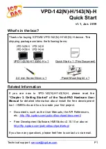 Preview for 1 page of ICP DAS USA VPD-142-H Quick Start Manual