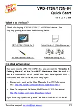 ICP DAS USA VPD-173N Quick Start Manual preview