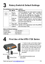 Предварительный просмотр 3 страницы ICP DAS USA VPD-173X Quick Start Manual