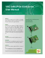ICP DAS USA VXC-1x8U Series User Manual preview