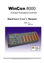 ICP DAS USA WinCon 8000 Hardware User Manual preview