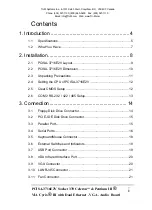 Preview for 3 page of ICP Electronics PCISA-3716E2V Manual