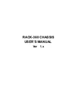 ICP Electronics RACK-360 User Manual preview