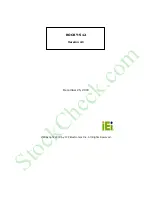 Preview for 1 page of ICP Electronics ROCKY-512 Manual