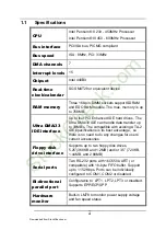 Preview for 6 page of ICP Electronics ROCKY-P288EV Manual