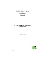 Preview for 1 page of ICP Electronics WAFER-4826EV Series User Manual