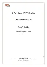 ICP Global ICP-15DP421RR-4K User Manual preview