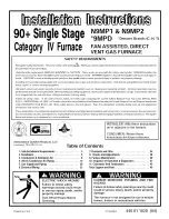 ICP 9MPD050F12B1 Installation Instructions Manual preview