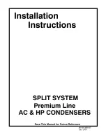 ICP CAC030AKA1 Installation Instructions Manual предпросмотр