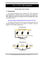 ICP CAN Repeater I-7531 Quick Start User Manual preview