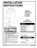 ICP EF12F1900A Installation Instructions Manual preview