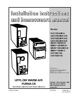 ICP FLO115DABR-A Installation Instructions And Use & Care Manual preview