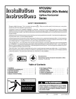 Preview for 1 page of ICP GNJ075N12A1 Installation Instructions Manual