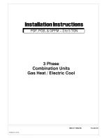 ICP GPFM Series Installation Instructions Manual предпросмотр