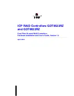 ICP GRD8522RZ Installation And User Manual preview