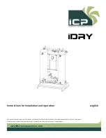 ICP iDRY Instructions For Installation And Operation Manual preview