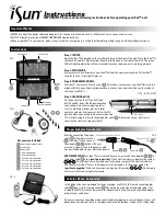 Preview for 1 page of ICP iSun Instructions