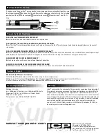 Preview for 2 page of ICP iSun Instructions