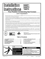 ICP N9MP2125J20A1 Installation Instructions Manual preview