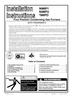 Preview for 1 page of ICP N9MP2125J20A1 Installation Instructions Manual