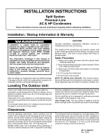 Предварительный просмотр 1 страницы ICP NAC048AKA1 Installation Instructions Manual