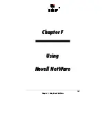 Preview for 1 page of ICP Novell NetWare Using Manual