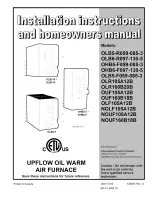 Preview for 1 page of ICP OLB5-R059-085-3 Installation Instructions And Owner'S Manual