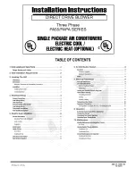 ICP PA55 Series Installation Instructions Manual предпросмотр