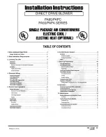 ICP PA95 Series Installation Instructions Manual предпросмотр