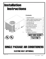 ICP PAB075N2HB Installation Instructions Manual preview
