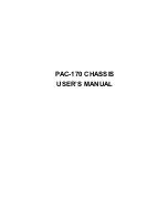ICP PAC-170 User Manual preview