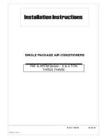 Предварительный просмотр 1 страницы ICP PAMD75FB Installation Instructions Manual