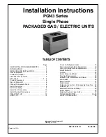 Preview for 1 page of ICP PGN324 Installation Instructions Manual