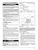 Предварительный просмотр 3 страницы ICP PHF348000K00A1 Installation Instructions And Owner'S Manual