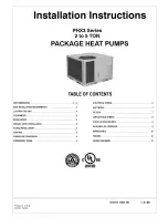 ICP PHX324000K00A1 Installation Instructions Manual предпросмотр