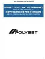 Preview for 9 page of ICP POLYSET CR-20 Operating Instructions Manual