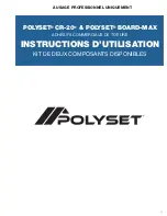 Preview for 17 page of ICP POLYSET CR-20 Operating Instructions Manual