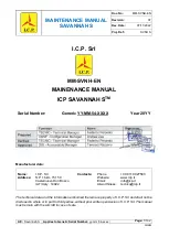 ICP SAVANNAH S Maintenance Manual preview