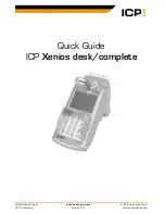 ICP Xenios desk Quick Manual preview