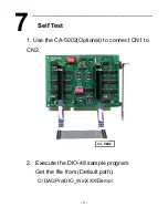 Предварительный просмотр 6 страницы ICPDAS DIO-48 Quick Start Manual