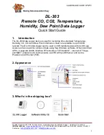 Preview for 1 page of ICPDAS DL-303 Quick Start Manual