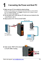 Preview for 2 page of ICPDAS ET-2255 Quick Start Manual