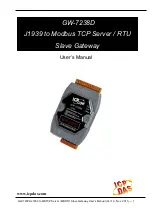 ICPDAS GW-7238D User Manual preview