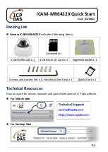 Preview for 1 page of ICPDAS iCAM-MR6422X Quick Start Manual