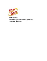 ICPDAS MSM-6226G Console Manual preview