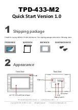 Preview for 1 page of ICPDAS TPD-433-M2 Quick Start Manual