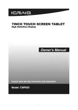 iCraig CMP826 Owner'S Manual preview